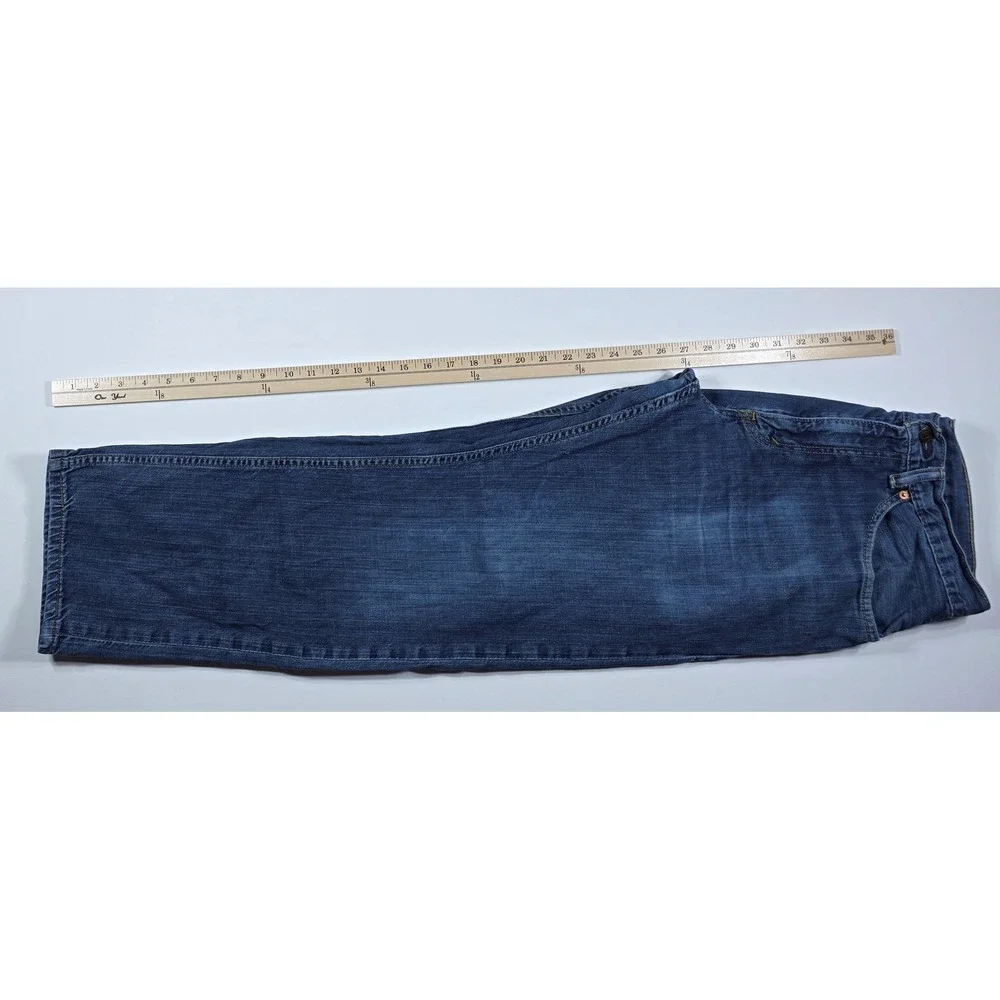 Levis 505 Regular Fit Straight Leg Blue Denim Jeans Mens 34x30 Medium Wash